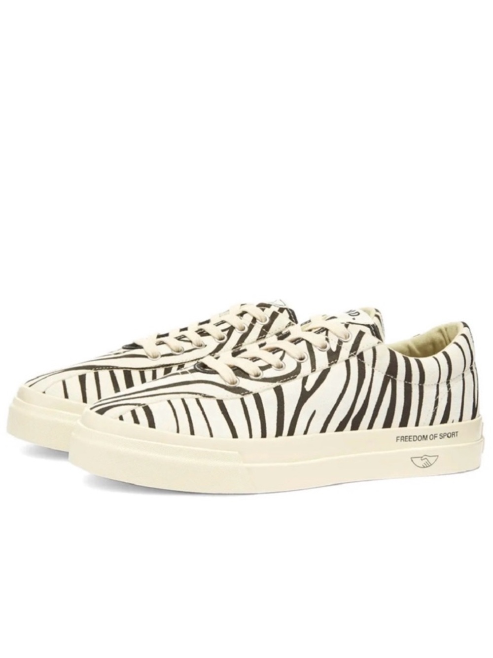 END. Stepney Workers Club Dellow Zebra Suede Sneakers Size 40, Men's 7/ Wo's 9